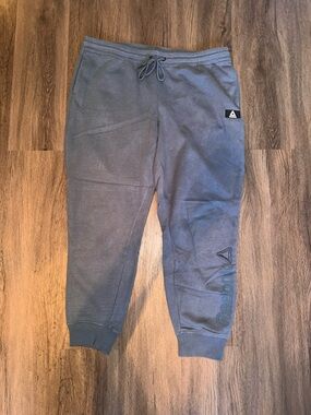 Reebok Charcoal Drawstring Jogger Pants